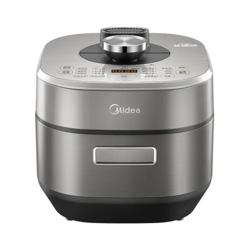 Midea Electric Pressure Cooker, automatic pressure relief, one-pot, double-steel kettle, hot pot, multi-functional and large capacity, can add vegetables midway, minimalist design, top-mounted touch screen for multiple protections, MY-S572N