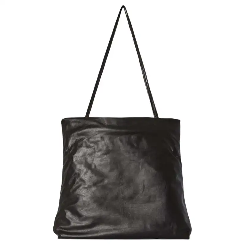 THE ROW Calfskin Tote Bag, Shopping Bag, Shoulder Bag, Handbag Women's Dark Brown