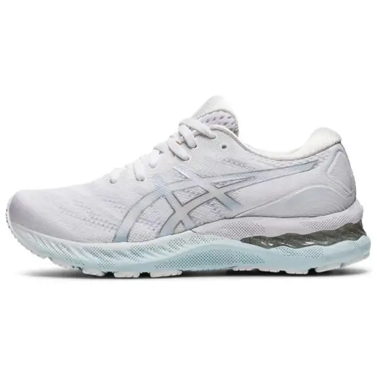 Asics Women's Gel Nimbus 23 'White Pure Silver'