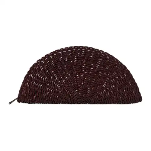 THE ROW Calfskin Clutch Women's Burgundy Red