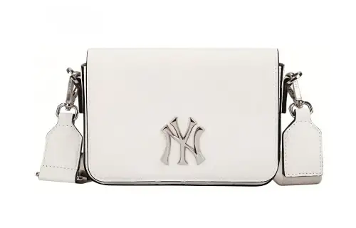 MLB Monogram Collection Cotton Pochette, Shoulder Bag, Crossbody Bag Regular Unisex Cream White