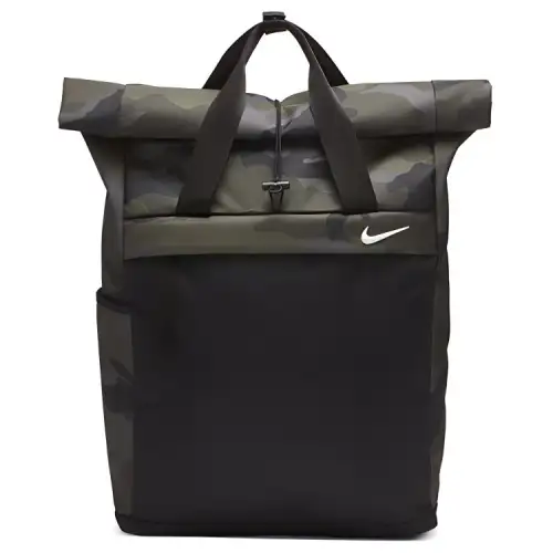 Nike Polyester Cameo Brown Backpack Regular Unisex Camouflage