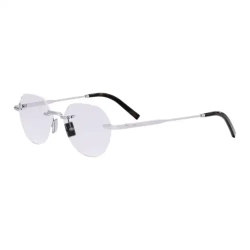 DIOR Metal Round Sunglasses Unisex Silver