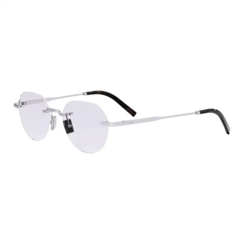DIOR Metal Round Sunglasses Unisex Silver