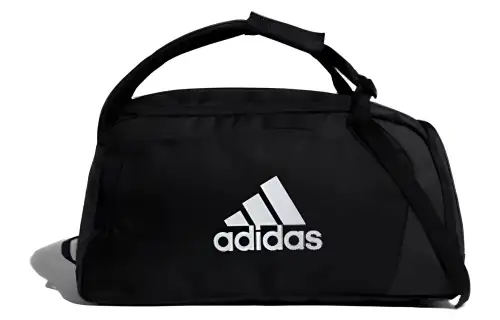 Adidas Athleisure Polyester Backpack Handbag Regular Unisex Black