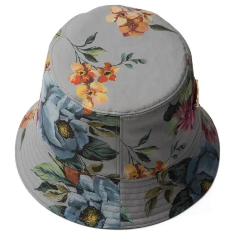 PRADA Floral print Reversible Bucket Hat