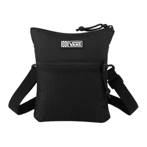 Vans Athleisure Polyamide Crossbody Bag, Shoulder Bag Unisex Black