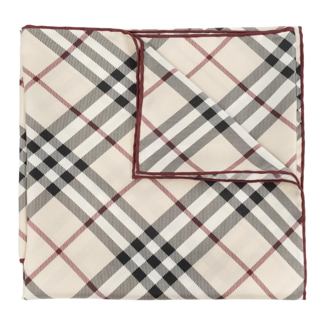 Шелковый платок Burberry (белый)