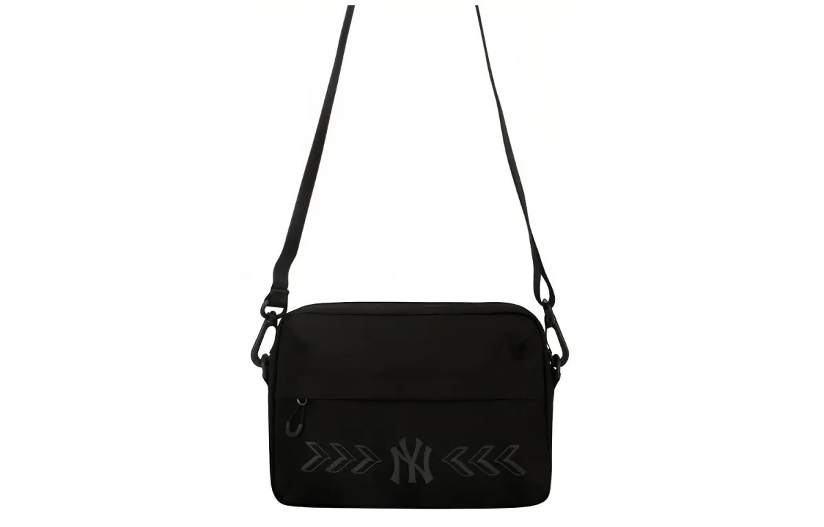 MLB New York Yankees Polyester Fanny Pack, Shoulder Bag, Crossbody Bag Mini Unisex Black