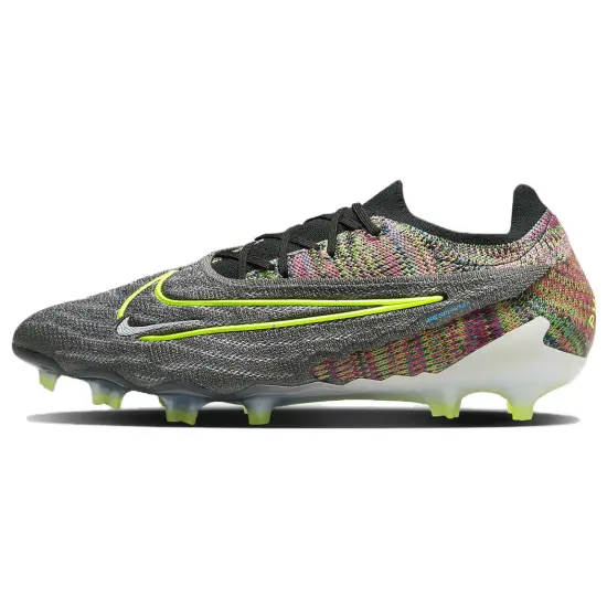 Nike Gripknit Phantom GX Elite Fusion FG Black White Blue Glow Volt