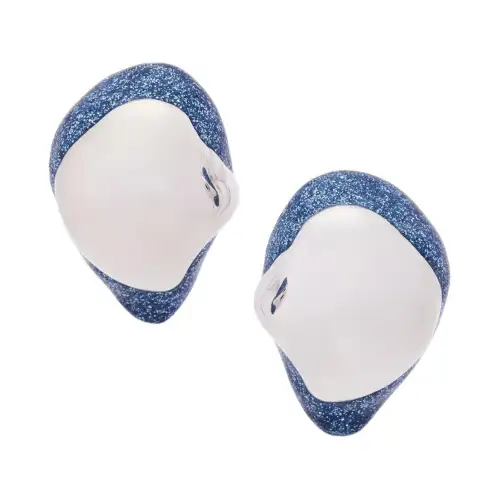 LOEWE Sterling Silver, Enamel Earrings Women's Blue