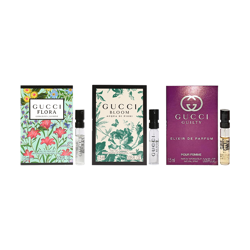 GUCCI Gucci, perfume sample, set, 3 piece set, 1.5 ml