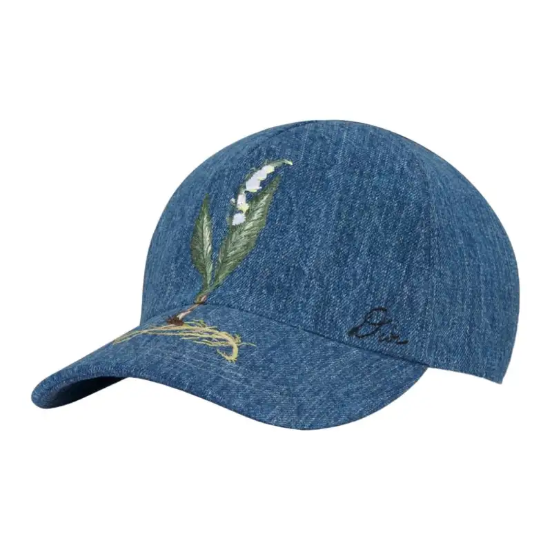DIOR Cotton Baseball Caps Men's Blue