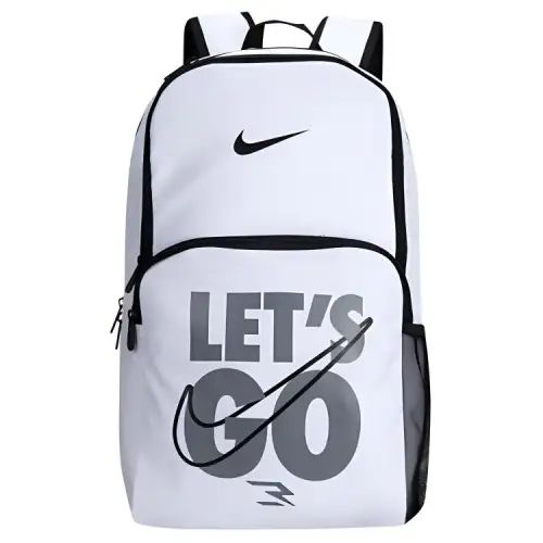 Nike Polyester Backpack Unisex Pure White