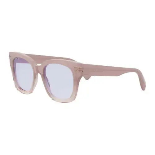 Bottega Veneta Acetate Irregular Shape Sunglasses Men's Pink