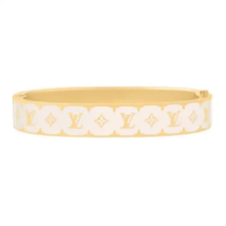 LOUIS VUITTON NANOGRAM Bangles Women's Gold