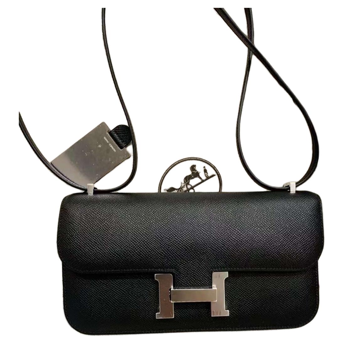 Женская сумка Hermes Constance Elan (черная)