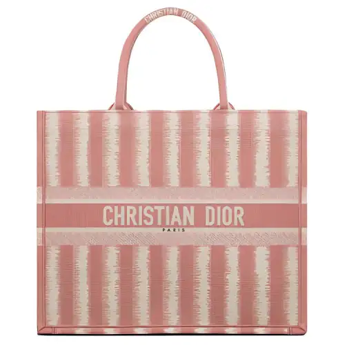 DIOR BookTote Canvas Bag, Tote Bag, Shopping Bag, Handbag Regular Women's Pink