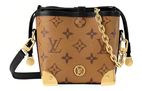 LOUIS VUITTON NOE Leather Bakery Bag, Bucket Bag, Crossbody Bag, Shoulder Bag Women's Brown