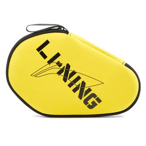 Li Ning Table Tennis Collection Athleisure Polyester Table Tennis Racket Cover Clutch Unisex Bright Yellow