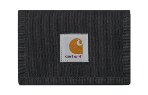 Carhartt WIP Canvas Card Holder, Wallet Regular Unisex Black
