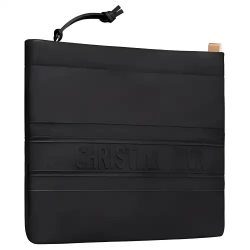 DIOR Calfskin Clutch Men's Pure Black