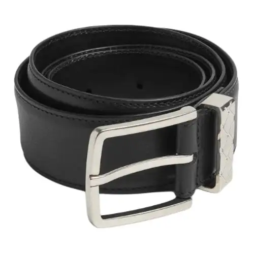 Bottega Veneta Intreccio Buckled Belt