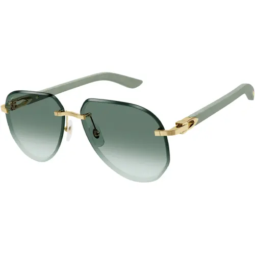 Cartier Rimless Square Sunglasses