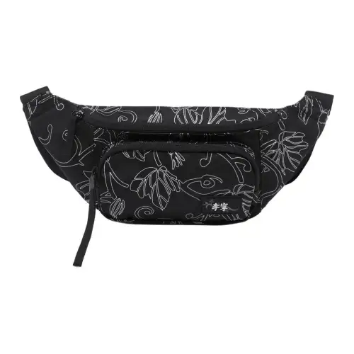 Li Ning Polyester Sling Bag Regular Unisex Black