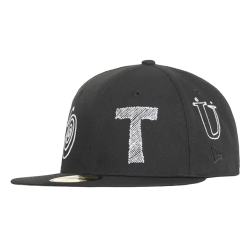 Stussy Polyester Baseball Caps Unisex Black