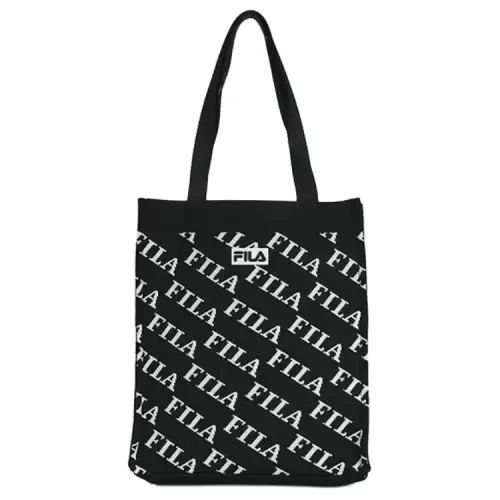 FILA Fabric One Shoulder Handbag Regular Women's Black & White