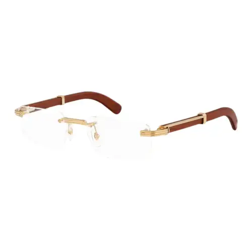 Cartier rimless glasses