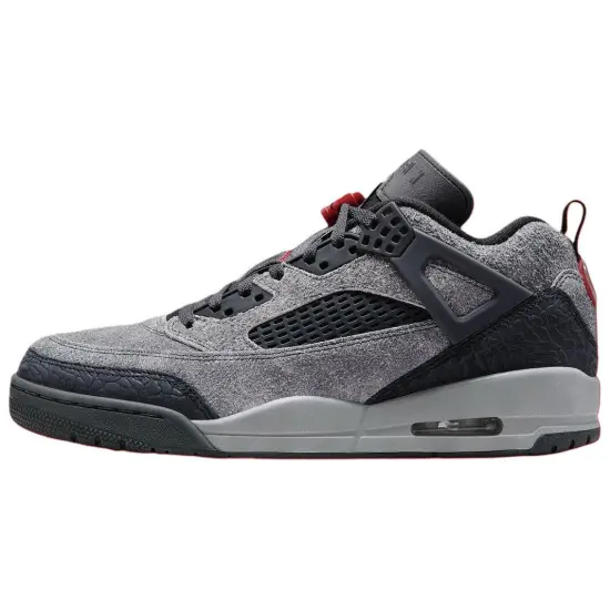 JORDAN Spizike Low Anthracite Gym Red
