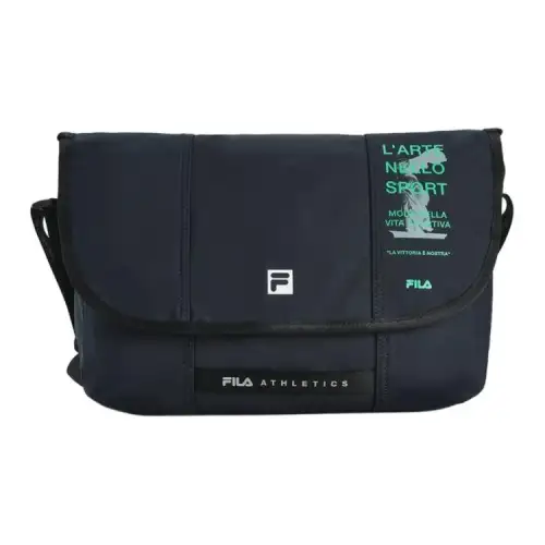 FILA Fitness Fabric Shoulder Bag, Crossbody Bag Regular Men's Royal Blue