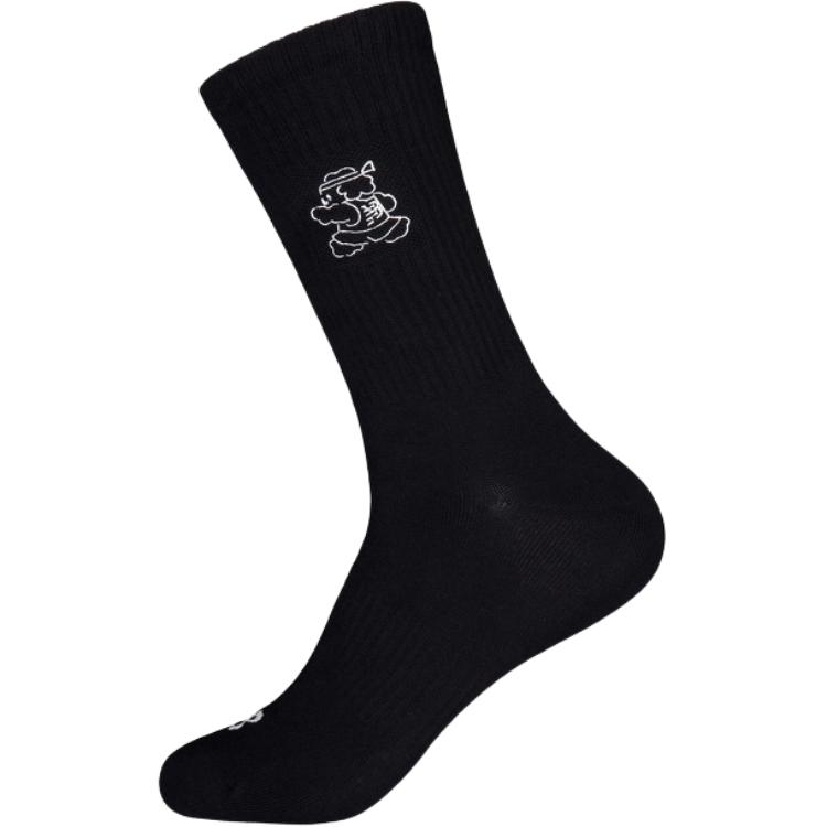 New Balance Attraction Lifestyle Illustration Collection Crew Socks Unisex 1 Pack Black