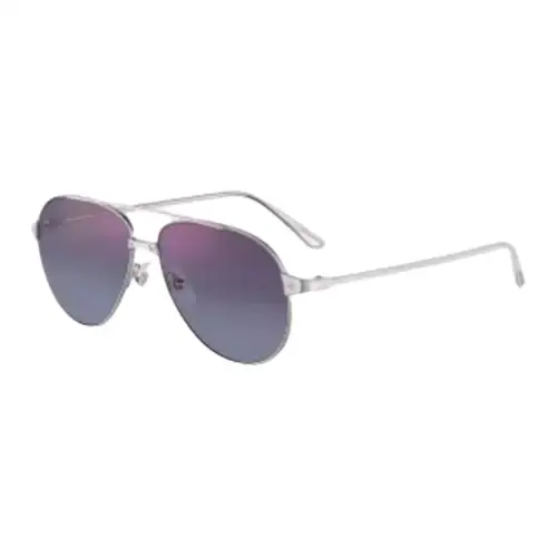 CARTIER Metal Gold Plated Aviator Sunglasses Unisex
