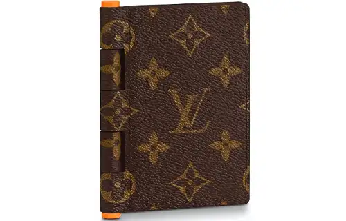 LOUIS VUITTON Pocket Organizer Monogram Solar Ray Orange Brown