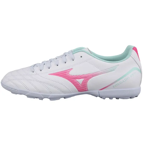Mizuno Soccer Shoes Men Low-Top White Pink