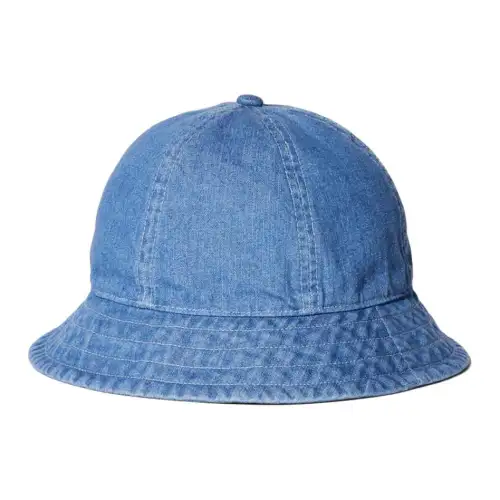 UNIQLO Cotton Bucket Hats Unisex Sky Blue/Dark Blue