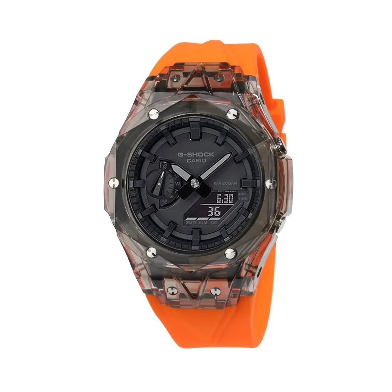 CASIO Unisex Liquid Crystal/Analog Dual Display Series 44.5mm Black Watch