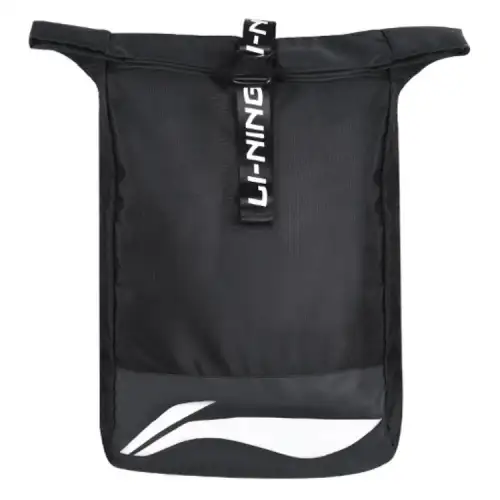 Li Ning Fabric Backpack Large Unisex Black
