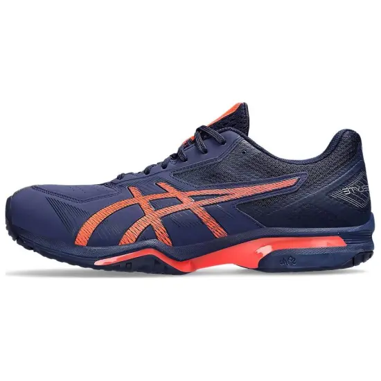 Asics Prestigelyte 4 OC Cushioning Wear-Resistant Low-Top Tennis Shoes Men's Purple Orange