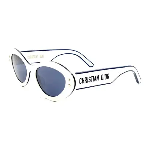 DIOR Acetate Cat Eye Sunglasses Unisex White
