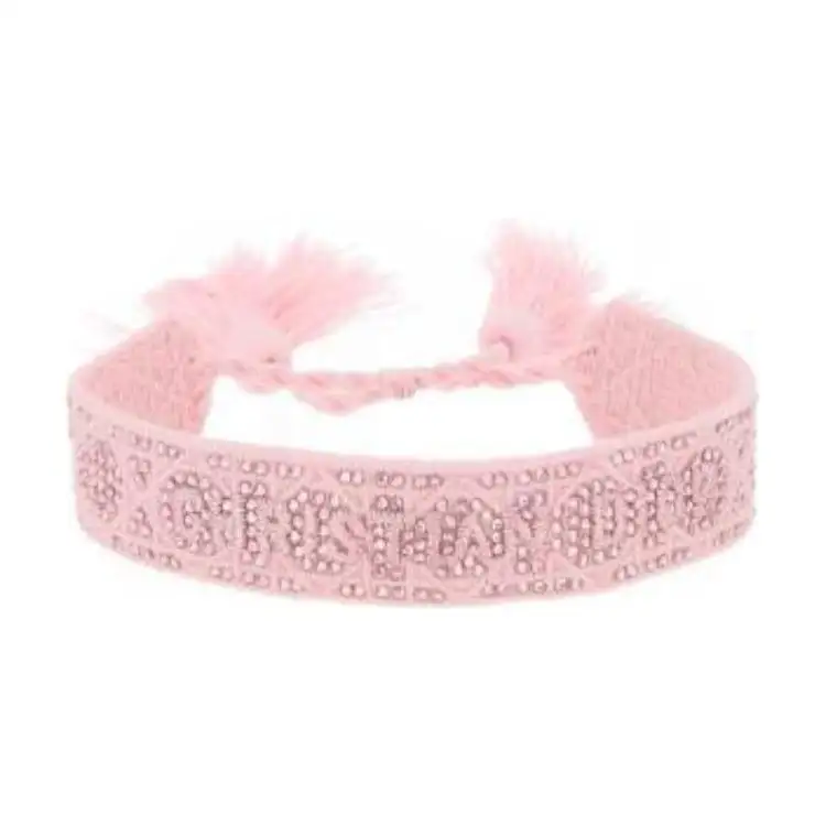DIOR Crystal Bracelets Women's Pink