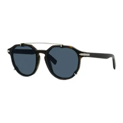 DIOR Plastic Aviator Sunglasses Unisex Brown
