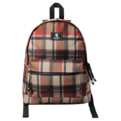 A BATHING APE Fabric Backpack Regular Men's Red