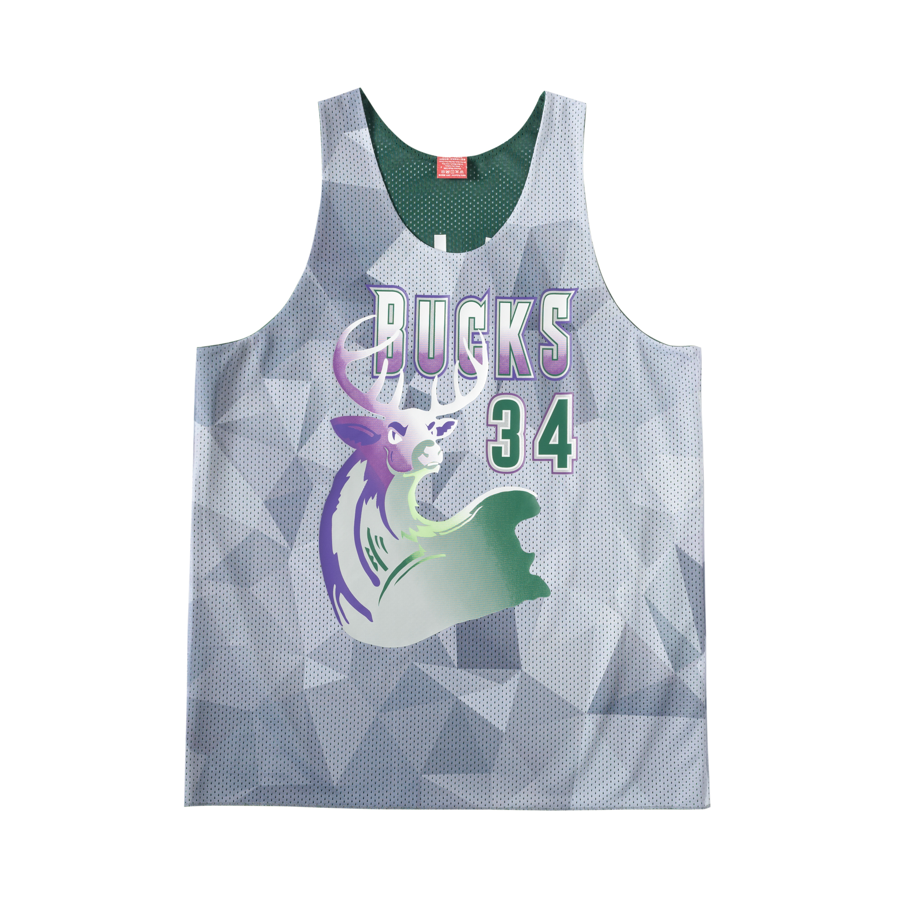 Mitchell Ness Basketball Jersey Milwaukee Bucks Unisex Green