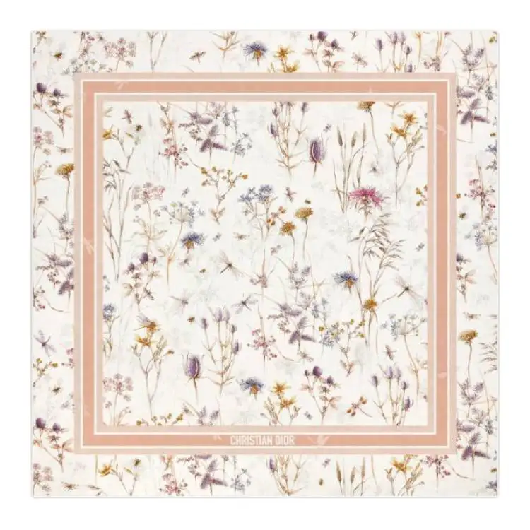 DIOR Cashmere Scarves Women's White