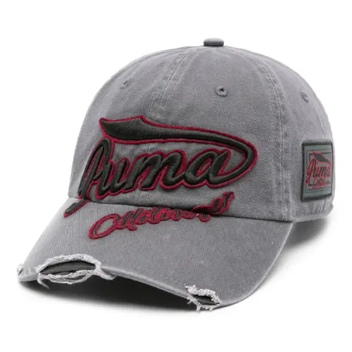 PUMA Cotton Baseball Caps Women's Gray