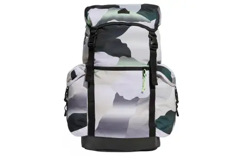Adidas Recycled Polyester Backpack Regular Unisex White & Light Green & Dark Green & Black